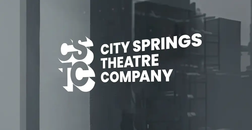 City Springs logo on window