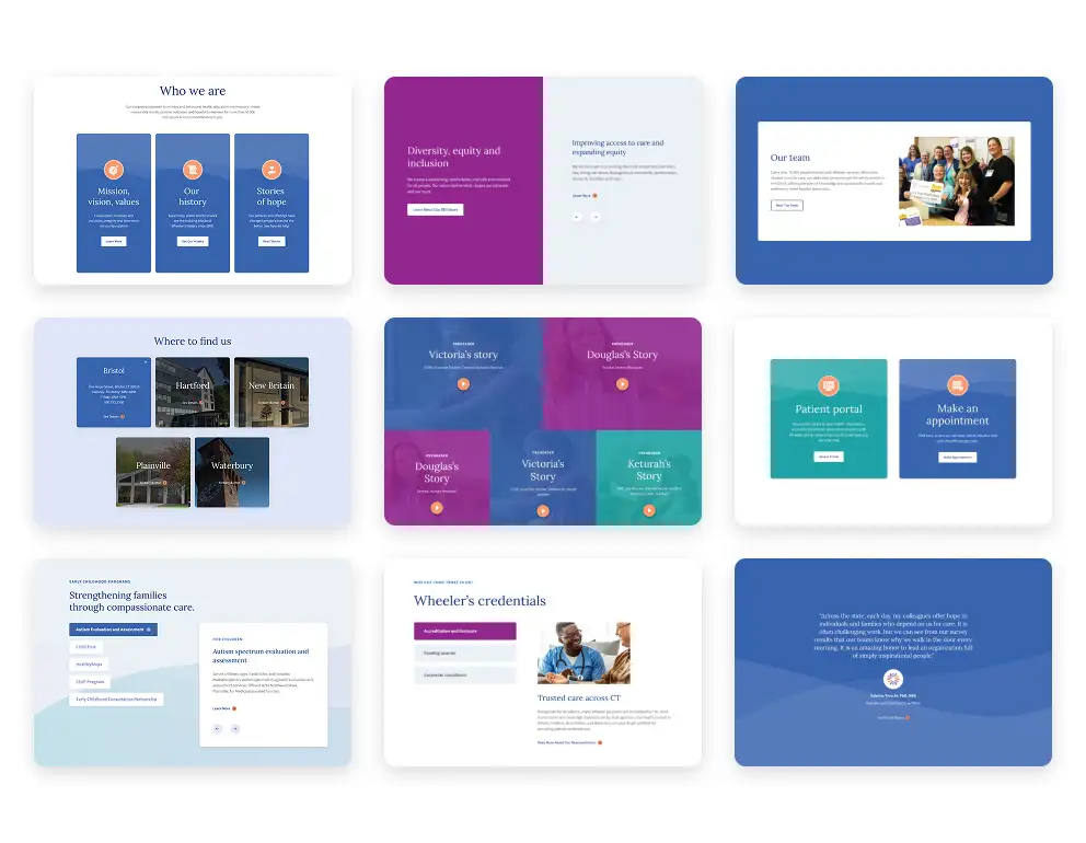 Wheeler website modules